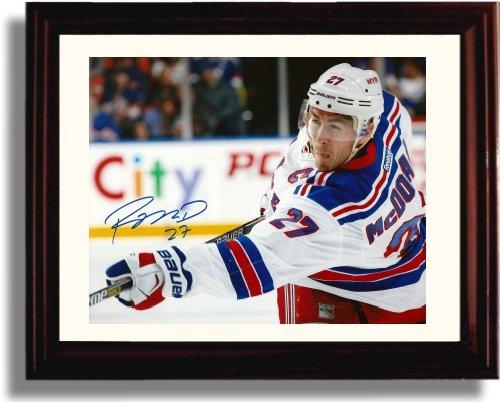 8x10 Framed Ryan McDonagh Autograph Promo Print - New York Rangers Framed Print - Hockey FSP - Framed   