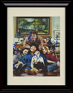 8x10 Framed Roseanne Autograph Promo Print - Cast Signed Framed Print - Television FSP - Framed   