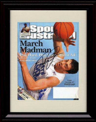 Framed 8x10 Tyler Hansbrough SI Autograph Promo Print - North Carolina Tarheels - Framed Print - College Basketball FSP - Framed   