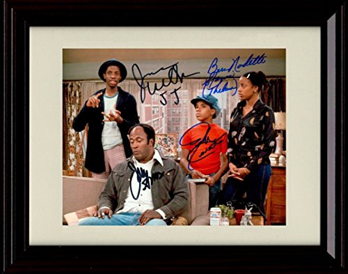 Framed Good Times Autograph Promo Print -Good Times Cast Framed Print - Television FSP - Framed   