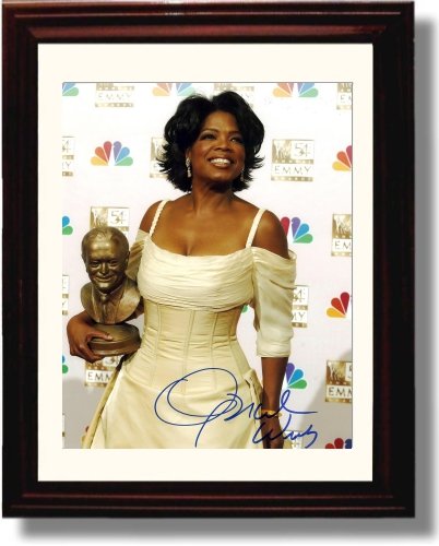 8x10 Framed Oprah Winfrey Autograph Promo Print - Oprah Winfrey Framed Print - Television FSP - Framed   