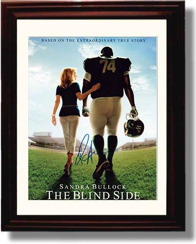 8x10 Framed Quinton Aaron - The Blind Side - Autograph Promo Print Framed Print - Movies FSP - Framed   