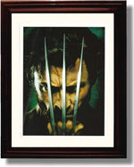 Framed Hugh Jackman Autograph Promo Print - Wolverine Framed Print - Movies FSP - Framed   
