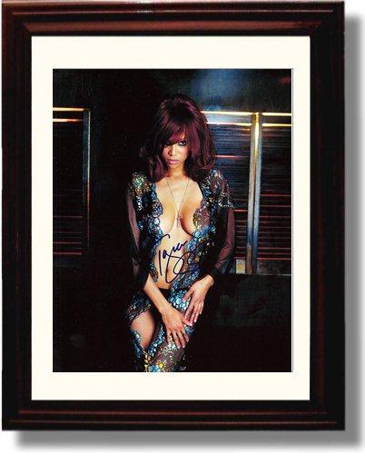 8x10 Framed Tyra Banks Autograph Promo Print - Runway Model Framed Print - Other FSP - Framed   