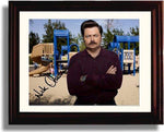 8x10 Framed Nick Offerman Autograph Promo Print - Ron Swanson Framed Print - Television FSP - Framed   