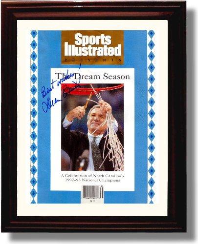Framed 8x10 North Carolina Tarheels Dean Smith 1993 "The Dream Season" SI Autograph Print Framed Print - College Basketball FSP - Framed   