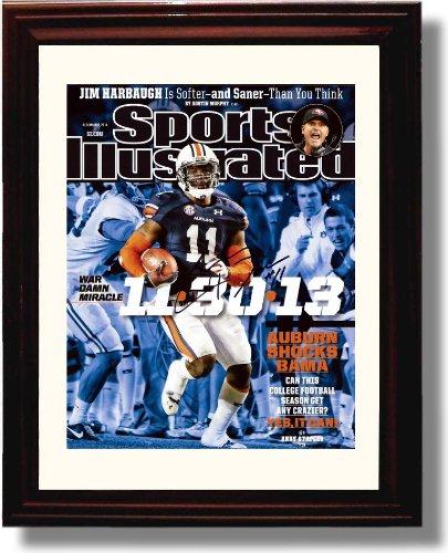 Auburn Tigers Chris Davis "Kick Six" Framed 8x10 SI Autograph Promo Print Framed Print - College Football FSP - Framed   