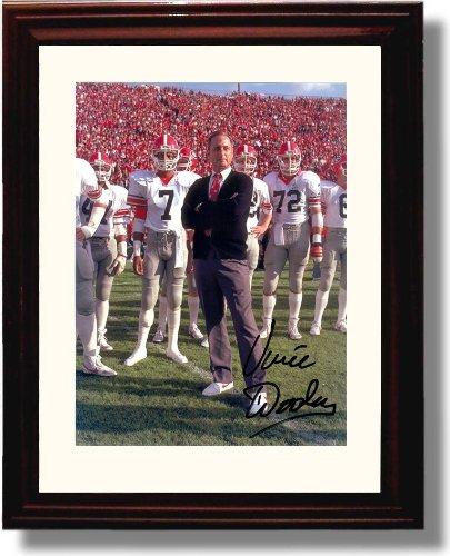 Unframed Georgia Bulldogs Coach Vince Dooley Autograph Promo Print Unframed Print - College Football FSP - Unframed   