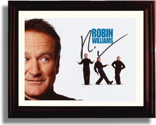 8x10 Framed Robin Williams Autograph Promo Print Framed Print - Movies FSP - Framed   
