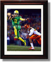 Framed 8x10 Oregon Ducks Leaping Marcus Mariota Autograph Promo Photo Framed Print - College Football FSP - Framed   