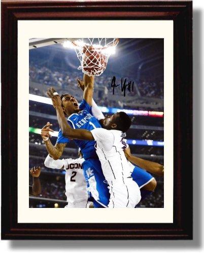 Unframed James Young Autograph Promo Print - Kentucky Wildcats Unframed Print - College Basketball FSP - Unframed   