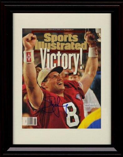 Unframed Steve Young - 49ers SI Autograph Promo Print Unframed Print - Pro Football FSP - Unframed   