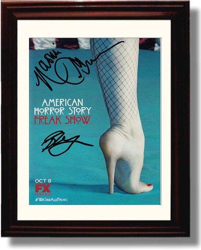 Framed American Horror Story Autograph Promo Print - Cast Signed Framed Print - Television FSP - Framed   
