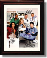8x10 Framed Scrubs Autograph Promo Print - Scrubs Cast Framed Print - Television FSP - Framed   