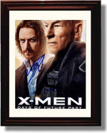 8x10 Framed Patrick Stewart and James McAvoy Autograph Promo Print - Xmen Framed Print - Movies FSP - Framed   