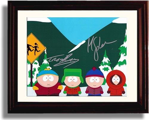 Unframed South Park Autograph Promo Print - Matt Stone and Trey Parker Unframed Print - Television FSP - Unframed   