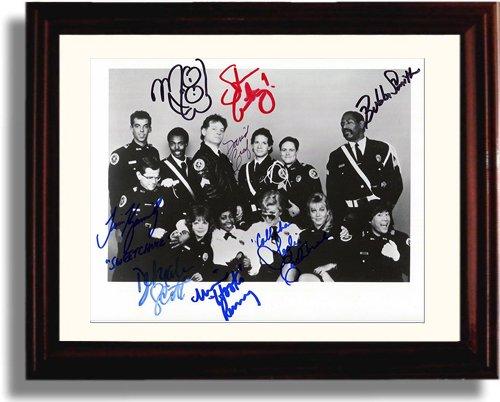 8x10 Framed Police Academy Autograph Promo Print - Cast Signed Framed Print - Movies FSP - Framed   