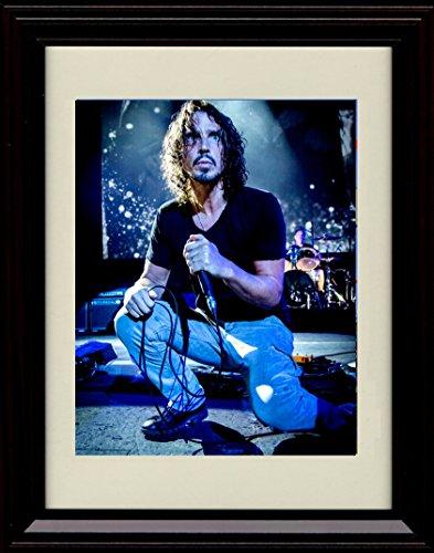 8x10 Framed Chris Cornell Autograph Promo Print - Soundgarden & Audioslave Framed Print - Music FSP - Framed   