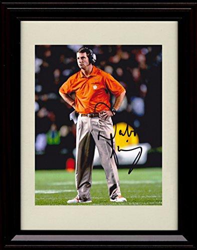 Unframed Coach Dabo Swinney Autograph Print - Clemson Tigers Unframed Print - College Football FSP - Unframed   