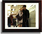8x10 Framed Andrew Garfield and Emma Stone Autograph Promo Print Framed Print - Movies FSP - Framed   