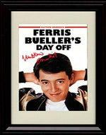 8x10 Framed Ferris Bueller's Day Off Autograph Promo Print - Matthew Broderick Framed Print - Movies FSP - Framed   
