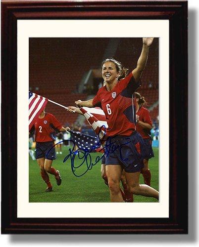 Framed Brandi Chastain Autograph Promo Print Framed Print - Soccer FSP - Framed   