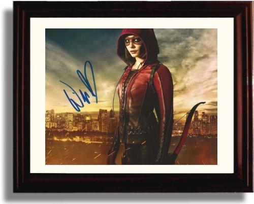 8x10 Framed Willa Holland Autograph Promo Print - The Flash Framed Print - Movies FSP - Framed   