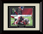 Unframed Julian Edelman - New England Patriots Autograph Promo Print - Amazing Catch! Unframed Print - Pro Football FSP - Unframed   