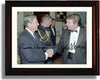 8x10 Framed Ronald Reagan and Donald Trump Autograph Promo Print Framed Print - History FSP - Framed   