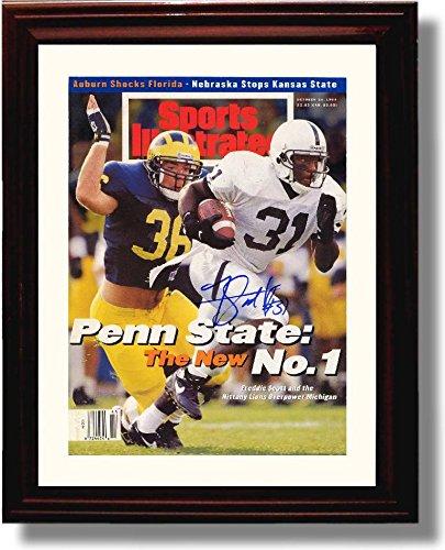 Framed 8x10 "Penn State The New No. 1" 1994 Freddie Scott SI Autograph Promo Print Framed Print - College Football FSP - Framed   