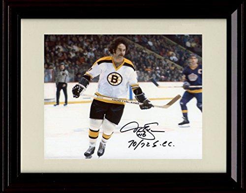 8x10 Framed Derek Sanderson Autograph Promo Print - Boston Bruins Framed Print - Hockey FSP - Framed   