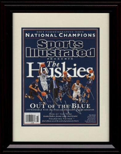 Framed 8x10 UCONN Huskies SI Autograph Promo Print - 2011 Champs! Framed Print - College Basketball FSP - Framed   