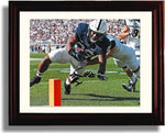 Framed 8x10 Penn State - Saquon Barkley "TD Dive" Framed 8x10 Autograph Promo Print Framed Print - College Football FSP - Framed   