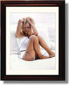 8x10 Framed Pamela Anderson Autograph Promo Print - Portrait Color Framed Print - Television FSP - Framed   