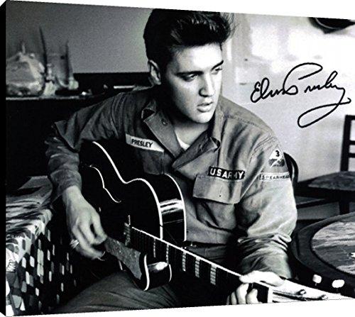 Floating Canvas Wall Art:   Elvis Presley Autograph Print Floating Canvas - Music FSP - Floating Canvas   