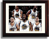 8x10 Framed Golden State Warriors 2017 Team - Curry, Thompson, Durant, Green & Bell - Autograph Promo Framed Print - Pro Basketball FSP - Framed   