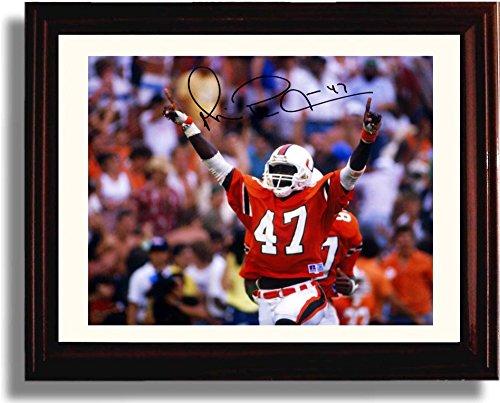 Unframed Michael Irvin Miami Hurricanes Autograph Promo Print Unframed Print - College Football FSP - Unframed   