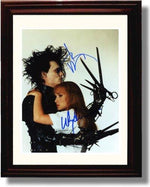 Unframed Johnny Depp & Winona Ryder Autograph Promo Print - Edward Scissorhands Unframed Print - Movies FSP - Unframed   