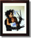 8x10 Framed Johnny Depp & Winona Ryder Autograph Promo Print - Edward Scissorhands Framed Print - Movies FSP - Framed   