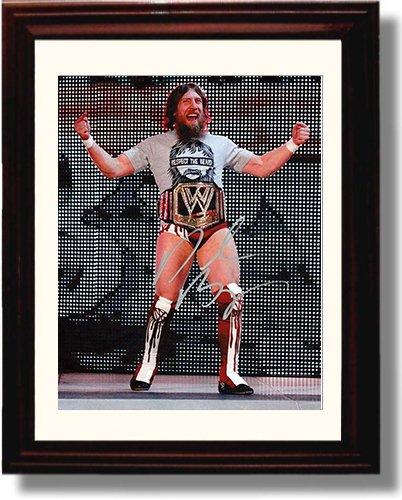 8x10 Framed Daniel Bryan Autograph Promo Print Framed Print - Wrestling FSP - Framed   