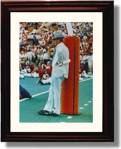 Framed 8x10 Alabama Crimson Tide Football Bear Bryant Goalpost Photo Framed Print - College Football FSP - Framed   
