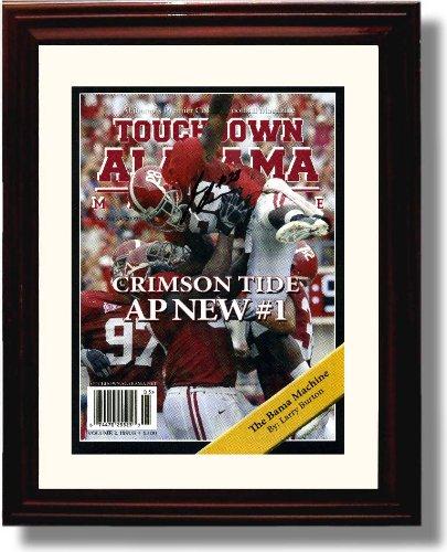 Framed 8x10 Alabama Crimson Tide - Javier Arenas "The New #1" 2009 Commemorative Autograph Promo Print Framed Print - College Football FSP - Framed   