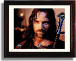 8x10 Framed Viggo Mortensen Autograph Promo Print - Lord of the Rings Framed Print - Movies FSP - Framed   