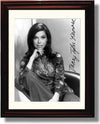 8x10 Framed Mary Tyler Moore Autograph Promo Print - Black and White Portrait Framed Print - Television FSP - Framed   