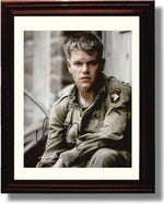 8x10 Framed Matt Damon Autograph Promo Print - Saving Private Ryan Framed Print - Movies FSP - Framed   