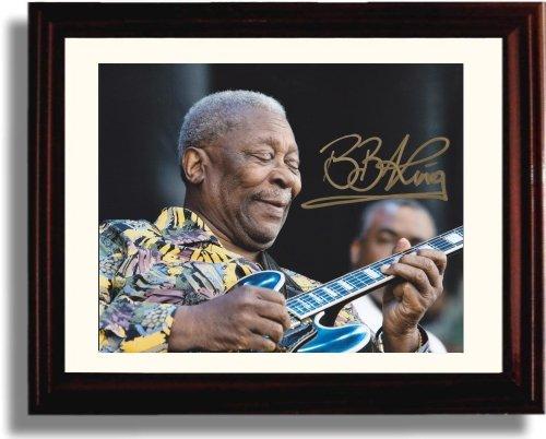 8x10 Framed BB King Autograph Promo Print Framed Print - Music FSP - Framed   