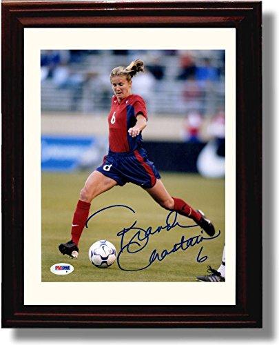 Framed Brandi Chastain "Taking the Shot" - US Soccer Autograph Promo Print Framed Print - Soccer FSP - Framed   