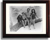 8x10 Framed Johnny Weissmuller and Maureen O Sullivan Autograph Promo Print - Tarzan Framed Print - Movies FSP - Framed   