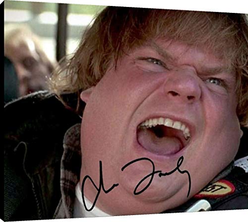 Floating Canvas Wall Art:  Chris Farley Portrait Autograph Print Floating Canvas - Movies FSP - Floating Canvas   