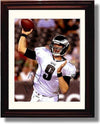 8x10 Framed Nick Foles - Philadelphia Eagles "Looking Downfield" Autograph Promo Print Framed Print - Pro Football FSP - Framed   